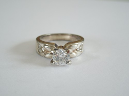 Bague solitaire argent - solitaire,