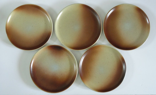 Assiettes plates grès - 5,
