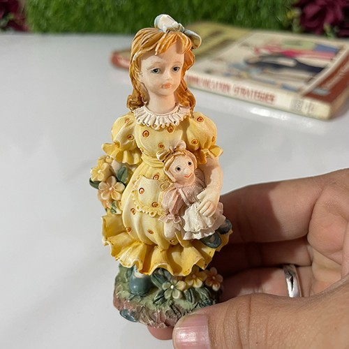 Statuette vintage résine - statuette, en