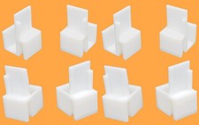 Lot de 8 Guides pour Porte Coulissante Placard Form/Optimum - Entièrement bio...