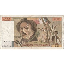 [#1233122] France, 100 Francs, Delacroix, 1982, X.57, TTB (20-25)