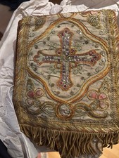 Étole ancienne broderie