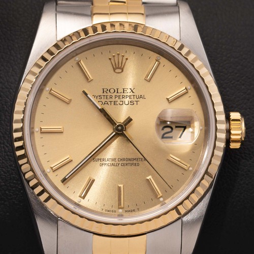 Rolex datejust 16233 striée - datejust,
