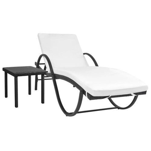 Chaise longue avec coussin - longue,