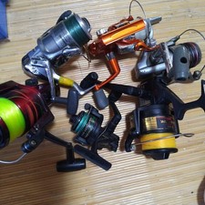 Moulinet toupie ligne jaune fluorescent 6 pièces 16