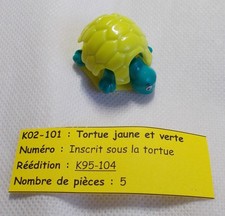 Kinder - Tortue jaune et verte