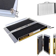 Rampe de mobilité WORHAN Model R2J 2' Rampe Fauteuil roulant aluminium