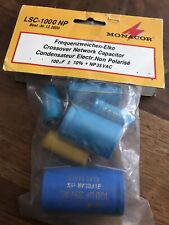 MONACOR monarch frequenzweichen ELKO glatt rauh CROSSOVER condensateur BIPOLAR