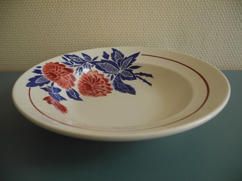 Ancien plat faïence - ancien,