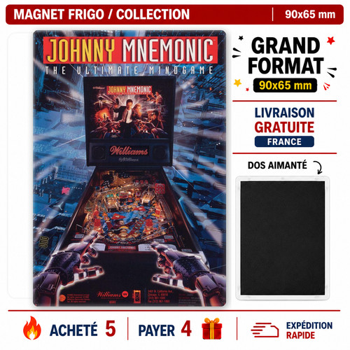 Magnet frigo flipper johnny - magnet,