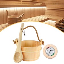 seau et louche pour sauna