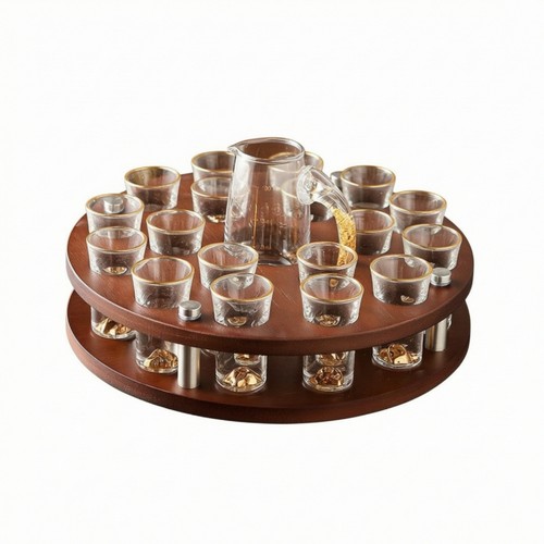 Service liqueur avec - service, à