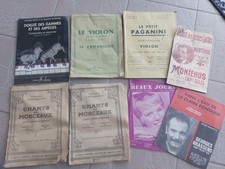 Ancienne Brochure Partitions Violon Piano