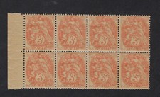 N° 108 IB type Blanc,bloc de