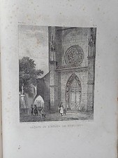 21 ALSACE RHIN Lithographie