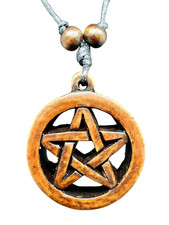 Collier pentacle pendentif