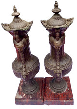 cassolettes décor de putti