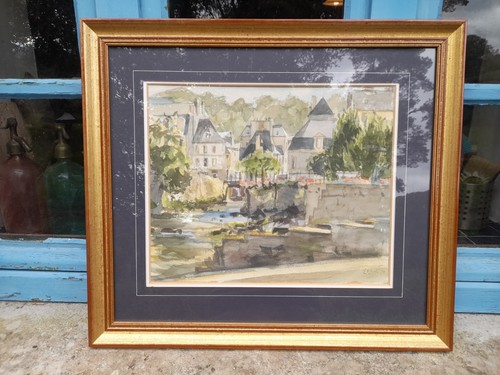 Aquarelle signée eric - aquarelle, floch