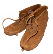 Women's Minnetonka Brown Suede
