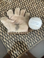 baseball Gant plus Balle de Lanceur Années 1950