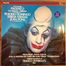 Pagliacci = Der Bajazzo = Paillasse, Placido Domingo, Ruggiero Leoncavallo, Tere