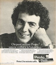 PUBLICITE ADVERTISING 065  1975  PENTO produit pour cheveux