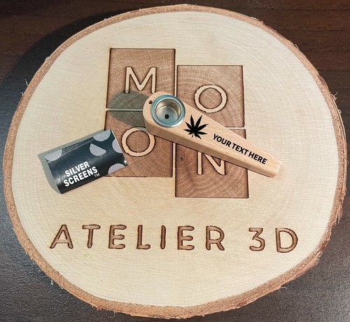 Pipe bois avec foyer - , métal