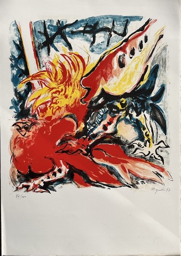 Lithographie edouard pignon - d',