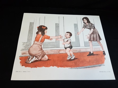 Affiche scolaire ancienne mdi - scolaire,