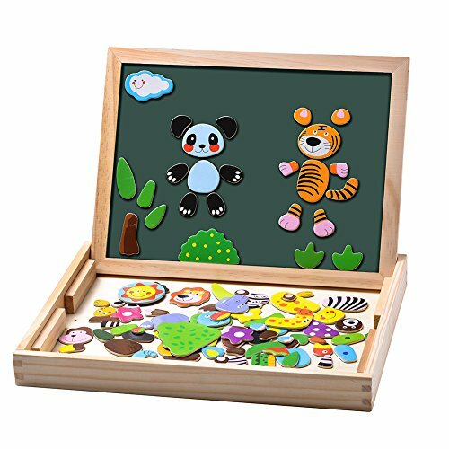 Puzzles bois magnétique 100 - bois,