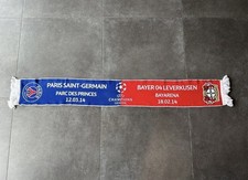 Echarpe PARIS Saint Germain PSG Bayer Leverkusen Champions League 2014 Officiel