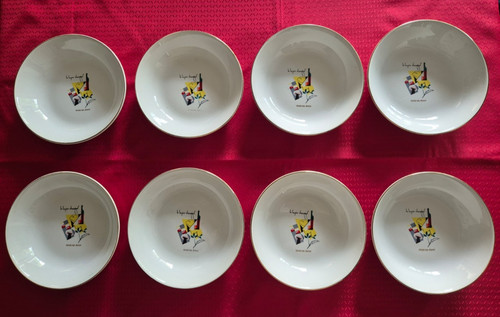 Assiettes creuses digoin - 8,