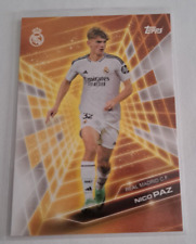 Carte Card Carta n°GF-1 NICO PAZ Real Madrid TOPPS FAN SET 2024-2025