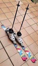paire de ski enfants TECNOPRO 110cm + chaussures taille 33 et batons