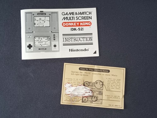 Nintendo game watch donkey - game,