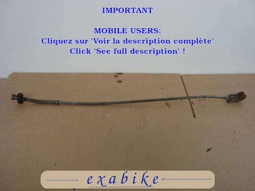 Tringle frein arriere - arriere, pour