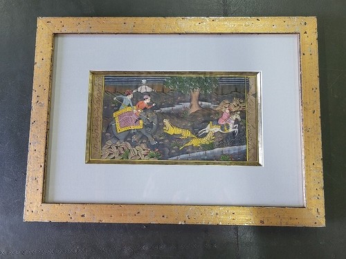 Cadre tableau scene chasse - tableau,