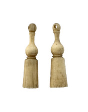 2 quilles miniatures en os fin