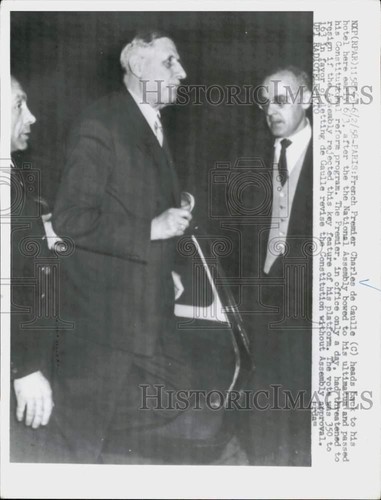 1958 press photo french - press,