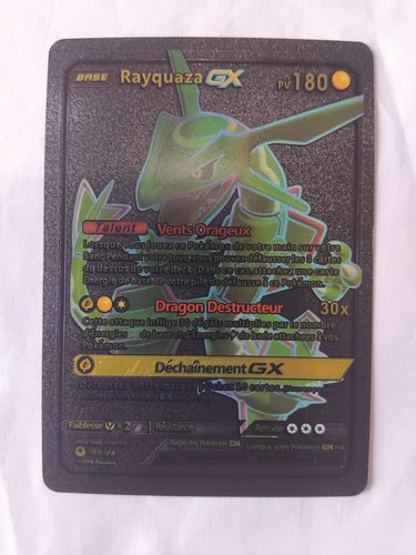 Carte pokemon rayquaza - rayquaza, gx