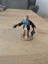 QUIRALU / LE CIRQUE / BEAU CLOWN AUGUSTE EN VESTE NOIRE tenant un parapluie