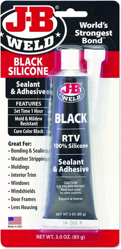 Black rtv silicone - black, sealant