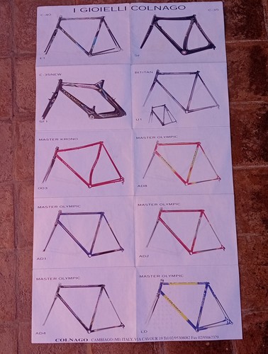 Affiche catalogue colnago - affiche,