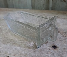 Ancien petit tiroir en verre