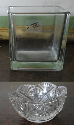 Lot objet verre coupelle - en, verre,