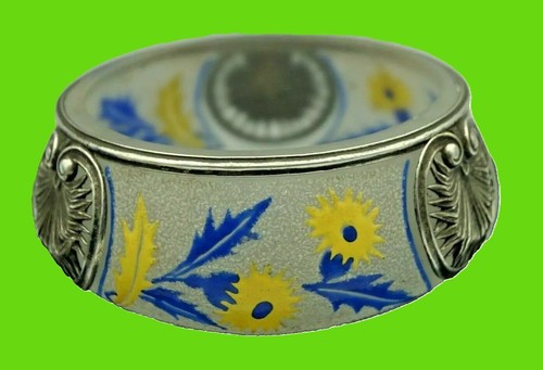 Coupe pate verre signée - pate,