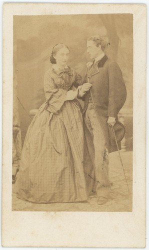 Cdv 1861 romain anna - 1861., de