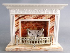 Lundby of Sweden Réf 5772 - Cheminée sans Eclairage Maison de Poupées