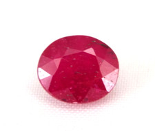 Shola Réel 3,34 Ct Rubis Rouge Naturel De Madagascar