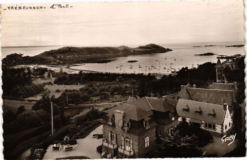 Cpa trébeurden port et - -,